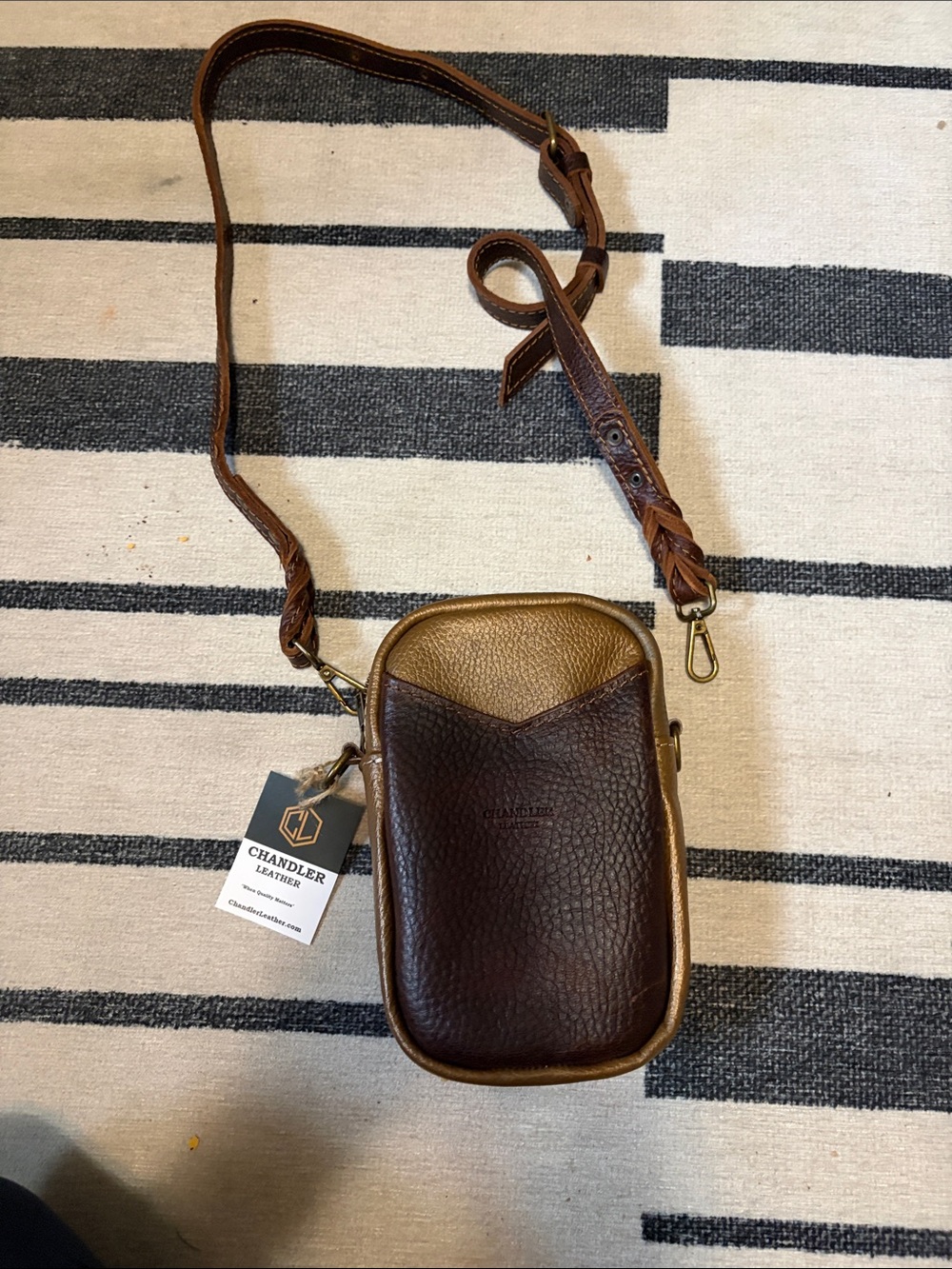 Chandler Leather Crossbody- Brand New